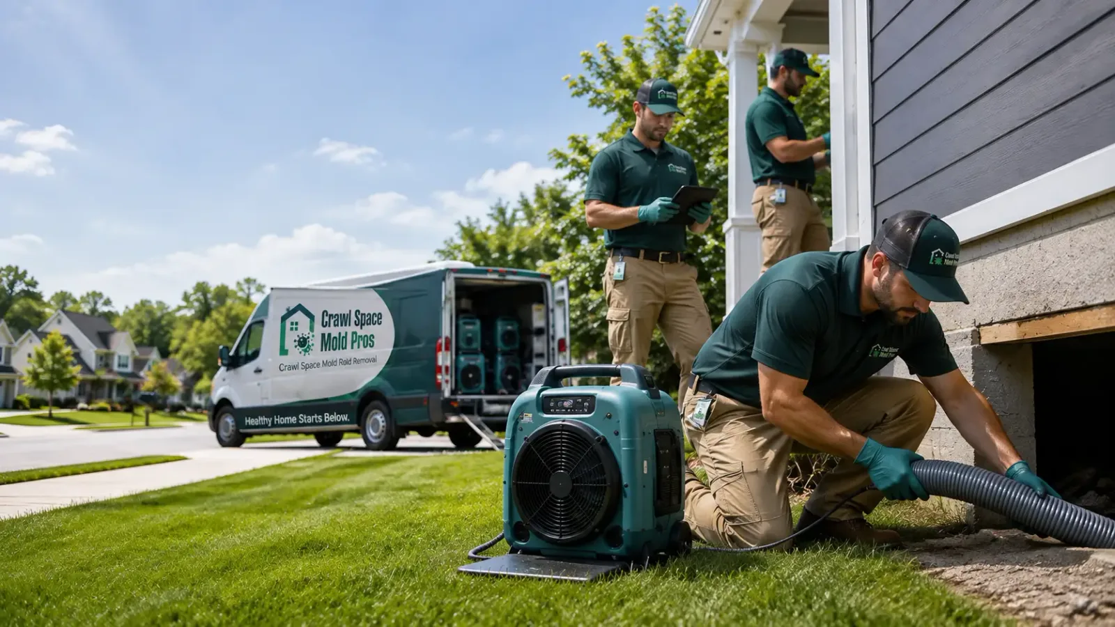 Crawl Space Mold Removal in Thawville, IL